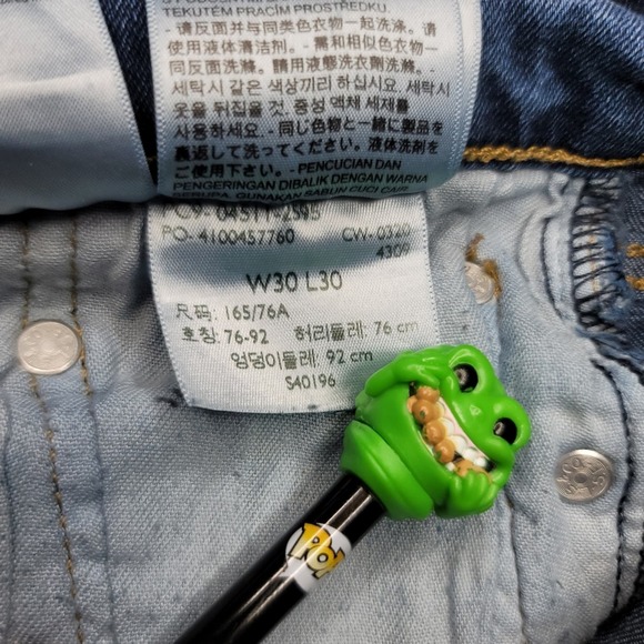 Levi's 511 Red Tab Skinny Jeans Women's Size 30 x 30 Blue Denim - Picture 5 of 6